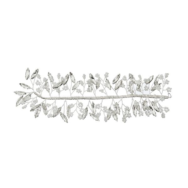 Olive Tree - Crystal &amp; Beads Styled Headband - Bridal / Formal Event