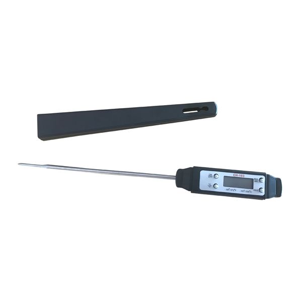Digital Cooking Instant Read Meat Thermometer - Black