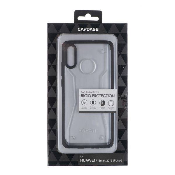 Capdase | Soft Jacket Fuze II Phone Cover | Huawei P Smart 2019 | White / Black