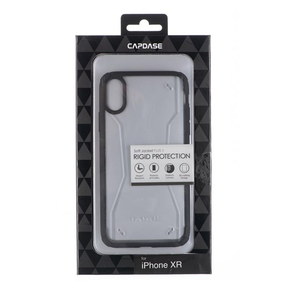 Capdase Soft Jacket Fuze II Cover for Apple iPhone XR - White/Black