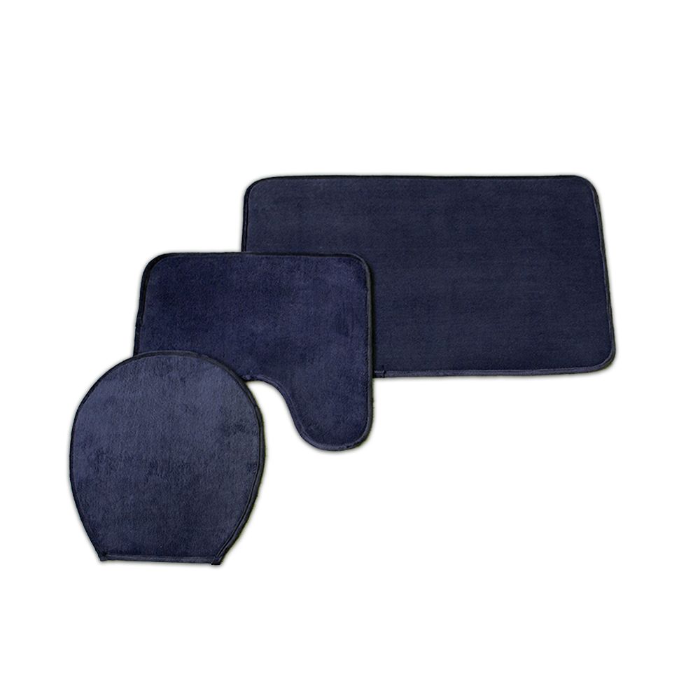 Waltex Memories Luxury Foam Bath Mats Navy Buy Online in South