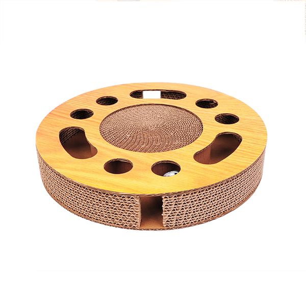 Cat Scratching Board with Built-in Round Bell Ball