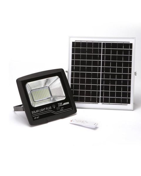 70W GDPLUS Solar Garden Outdoor Spotlight With Remote - GD-8770