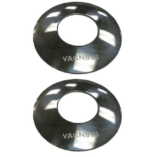 VAGNBYS Candle Drip Rings Silver Set of 2