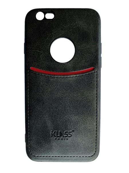 Klass iPhone 6 Leather Back Case Cover with ID Credit Card Slot Holder