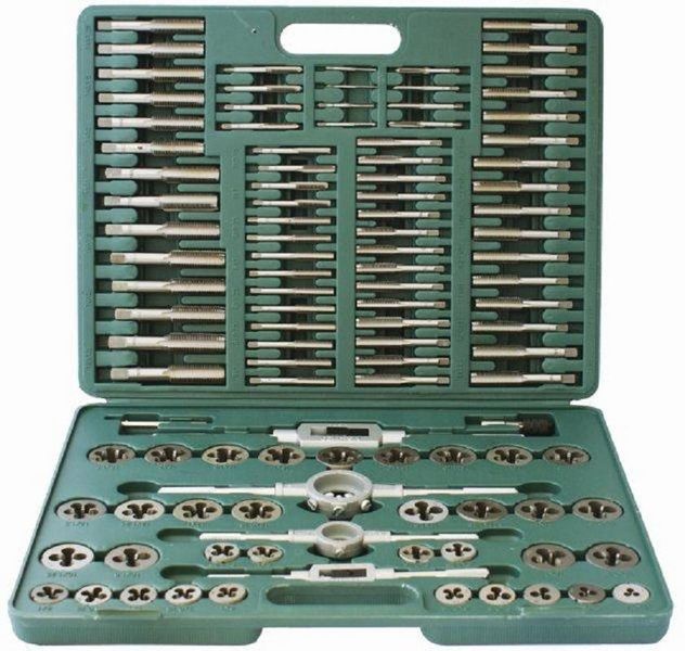 Tap &amp; Die Set 110 PCE - Carbon Steel 2 - 18mm Blow Mould Case