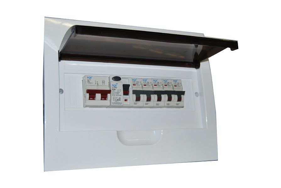 SQI. Complet DB Board with Earth Leakage, Main Switch and 5 Breakers