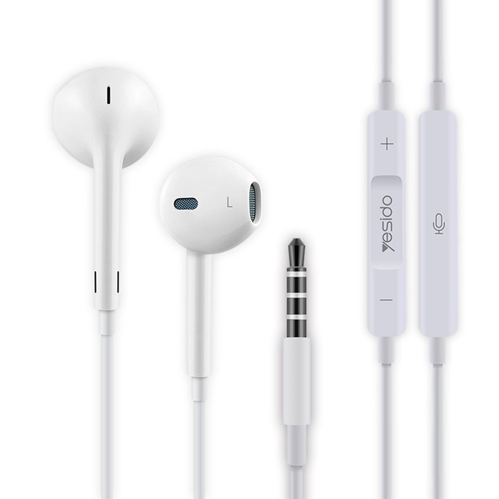 Yesido YH09 Earphones White Buy Online in South Africa