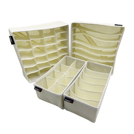 Homefx Underwear Drawer Organizer Beige Buy Online In South