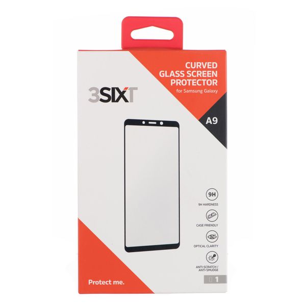 3SIXT Curved Screen Protector Glass Samsung Galaxy A9 2019