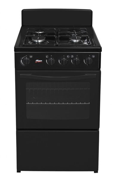 Univa 500mm 4 Burner Gas Stove - UG005 - Black