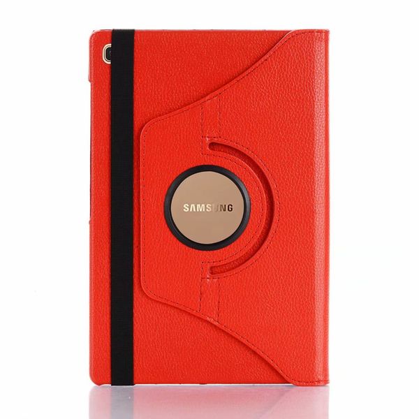 Rotate Case Stand For Samsung Galaxy Tab S5e Red