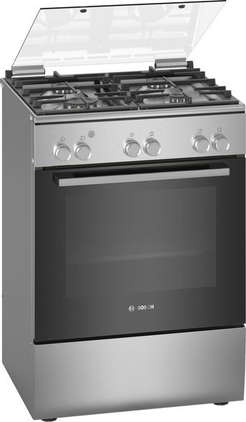 Bosch - Freestanding Gas Cooker Serie 2 - Stainless steel