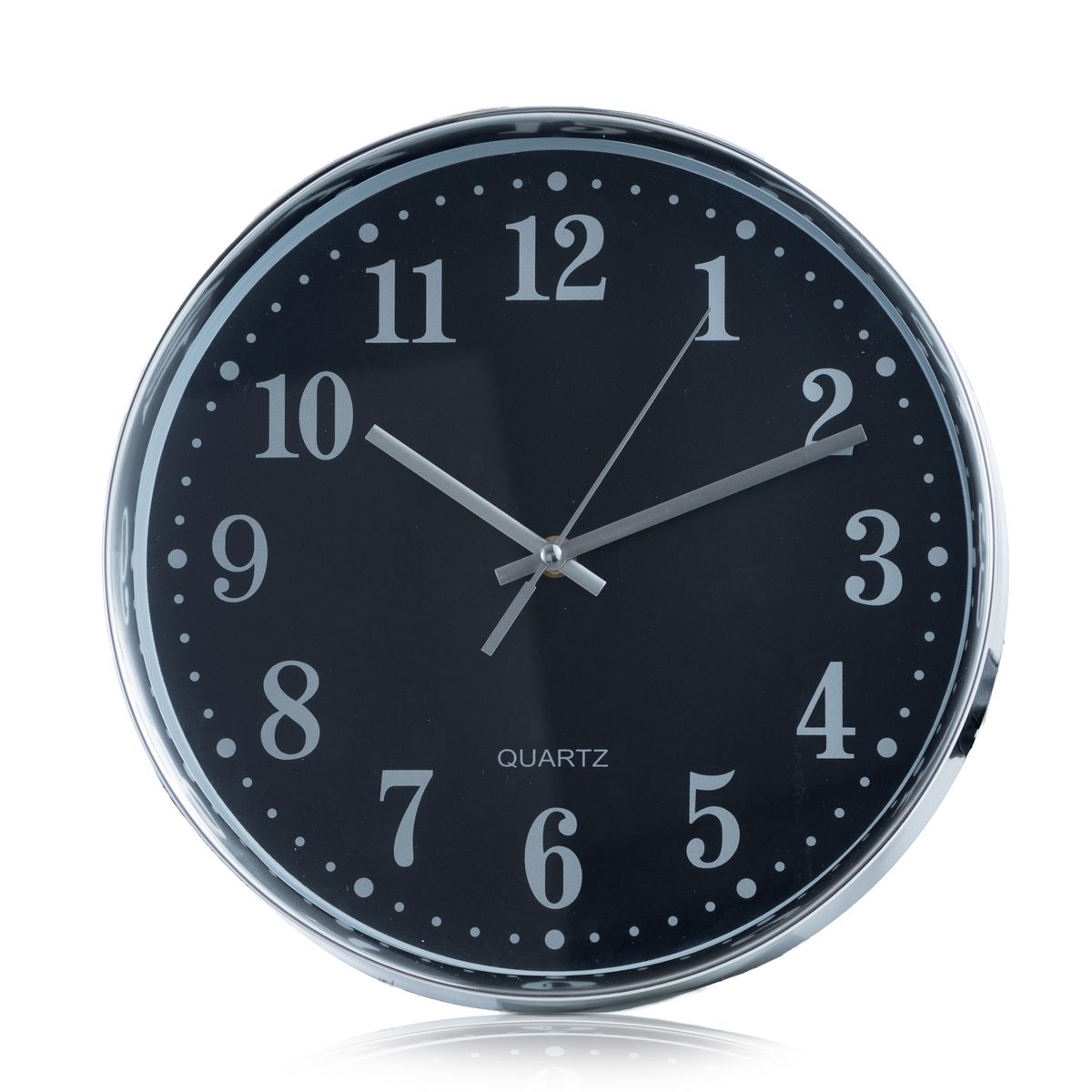 Living Room Decoration Modern Glass Wall Clock - Black | Shop Today ...