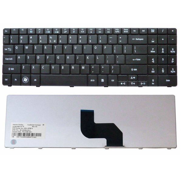 Replacement keyboard for Acer Aspire 5810 5536 5738 7735 7551 5741