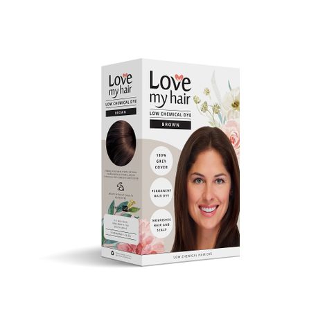 Love My Hair Low Chemical Brown hair dye 100g | Buy Online in South Africa  