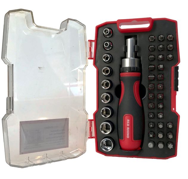 Red Rhino - Ratchet Screwdriver Set - 40 Pieces