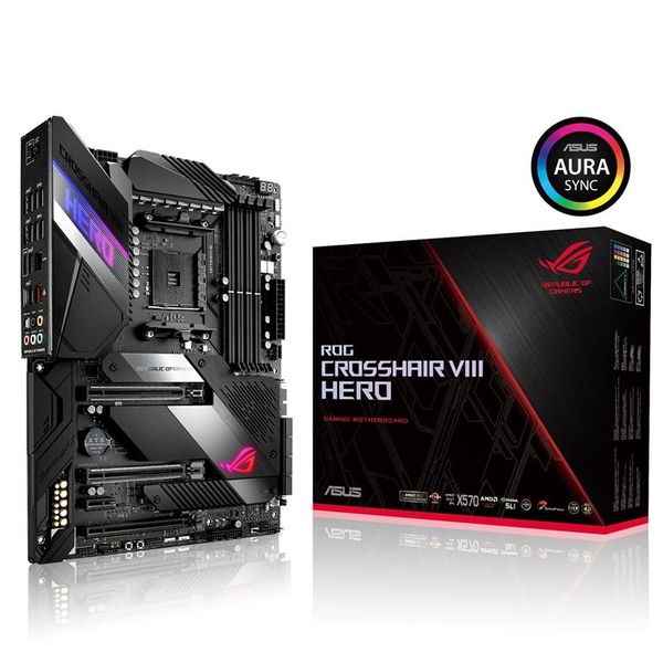 Asus ROG Crosshair VIII Hero X570 ATX Gaming Motherboard