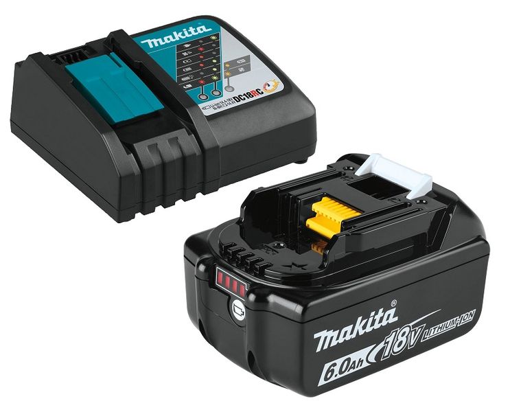 Makita BL1860B Battery &amp; Compact Fast Battery Charger Combo Set