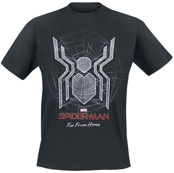 Rock Ts Spider-Man Far From Home - Web Emblem T-Shirt