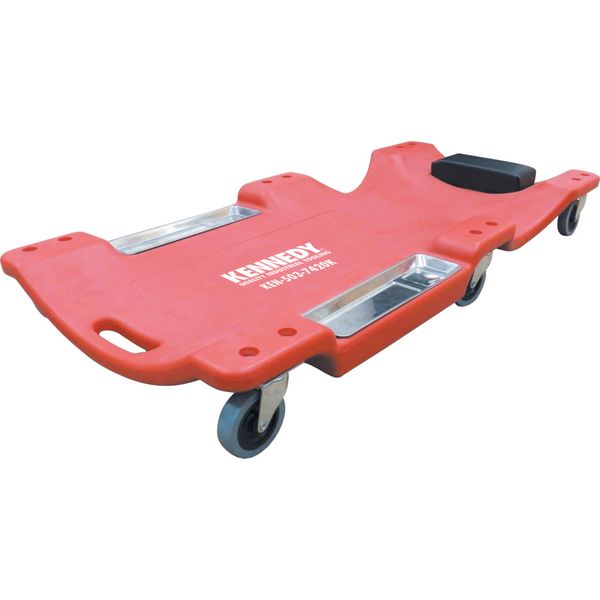 Kennedy Mechanics Plastic Creeper With Magnetic Trays
