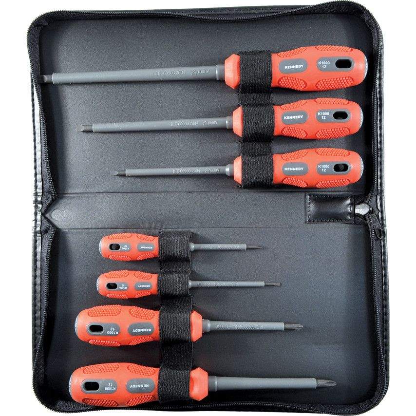 Kennedy Vde Dual Grip Screwdriver Set 7 Pce Shop Today. Get it