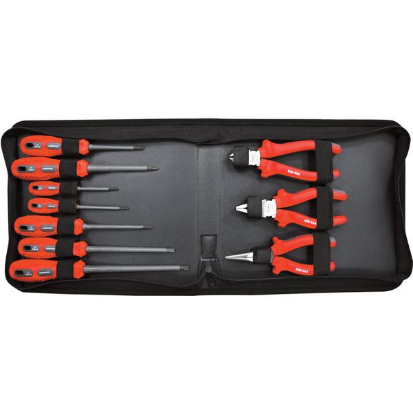 Kennedy Insulated Screwdriver Plier Set 10 Pce