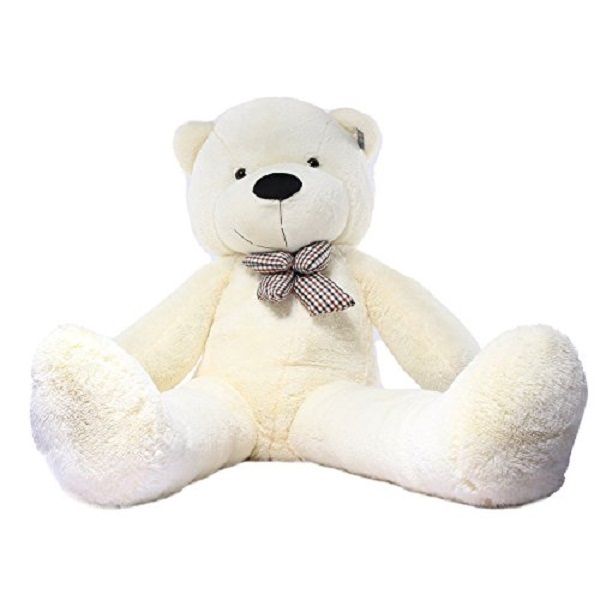 Lovely Giant Teddy Bear (1m tall) Ivory – THESWEETLANDNZ