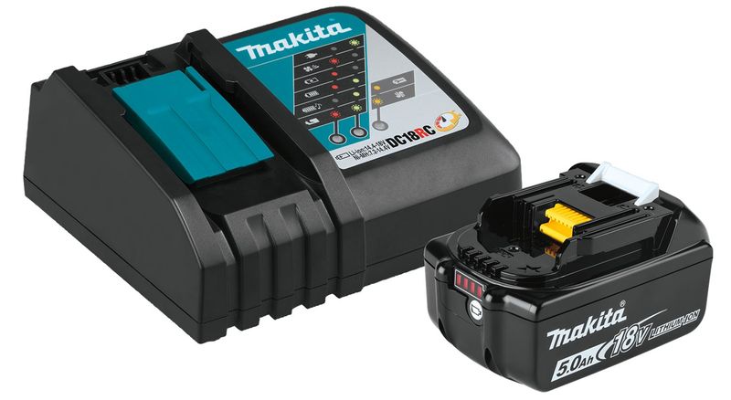 Makita BL1850B Battery &amp; Compact Fast Battery Charger Combo Set