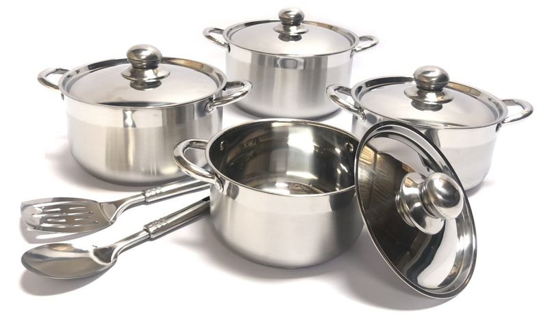 10 piece Stainless Steel Cookware