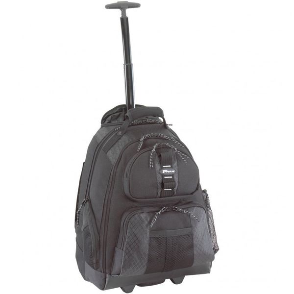 Targus - Rolling Backpack 15.4 Black &amp; Platinum
