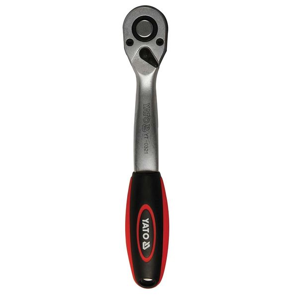 Yato Quick Release Ratchet Handle - 3/8" Drive - - 205mm