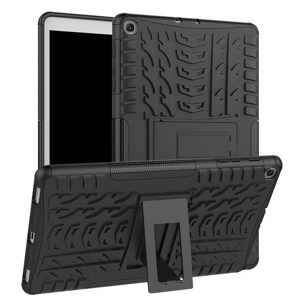 Rugged Hard Cover Stand for Samsung Galaxy Tab A 10.1 (2019) Black