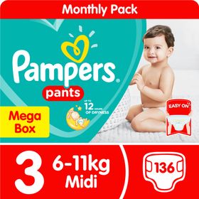 pampers monthly pack size 3