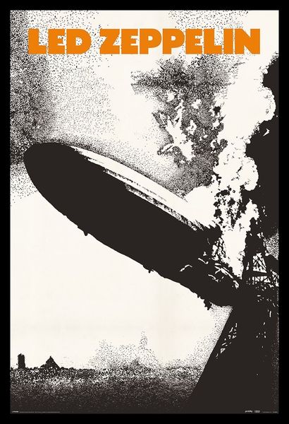 Led Zeppelin - Led Zeppelin I Poster with Black Frame