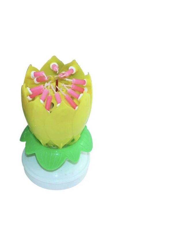 14 stick rotating musical lotus flower Birthday candle Shop Today. Get it Tomorrow!