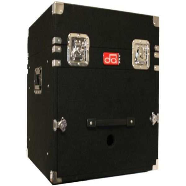 Design Acoustics Rack 8 Flight Case 19" 8U Mixer Amp Carpeted