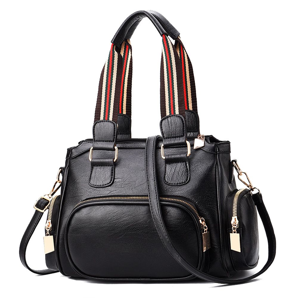 Women PU Leather Handbag Shoulder Messenger Satchel Crossbody Bags ...