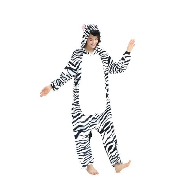 Iconix Zebra Onesie For Adults