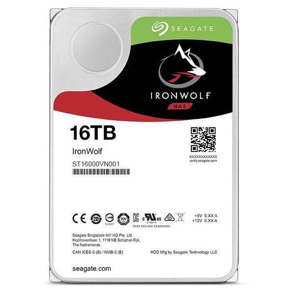 Seagate Ironwolf NAS 16TB 3.5'' Hard Drive