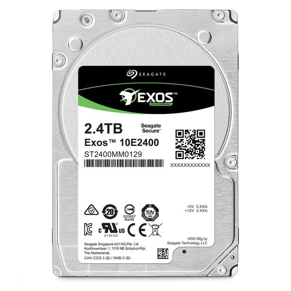 Seagate Exos 10E2400 2.4TB 512e/4KN SAS 2.5" Hard Drive