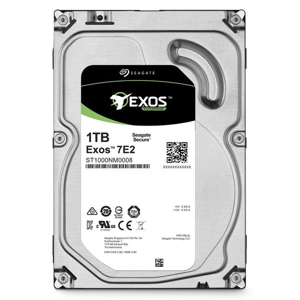 Seagate Exos 7E2 1TB 512N 3.5" Hard Drive