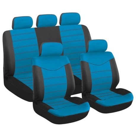 Car Seat Cover 9pc Blue X Type, Red Baby Car Seat Covers