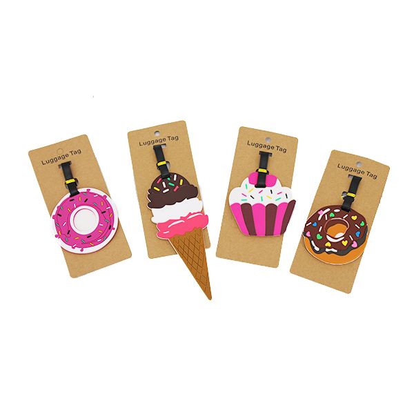 Bundle of 4 Travel Tags - Sweet Treats