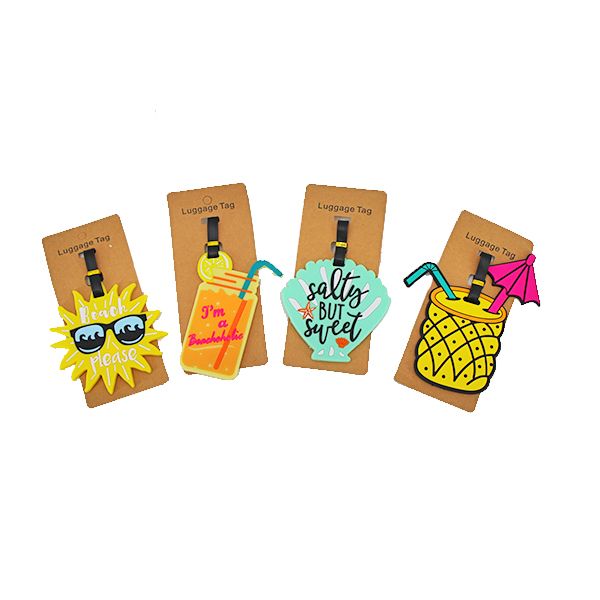 Bundle of 4 Travel Tags - Beach