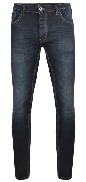 Kangol Mens Dark Blue Wash Declan Fit Jean - Dark Blue Wash