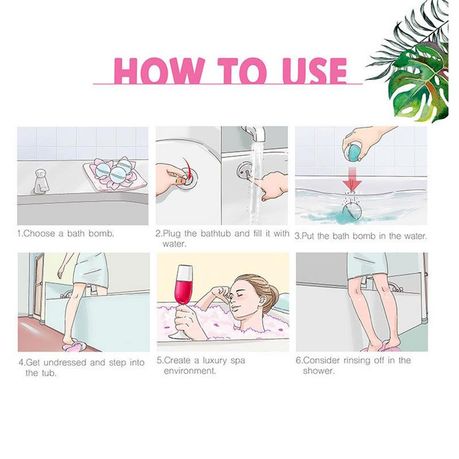 how to use the bath bomb