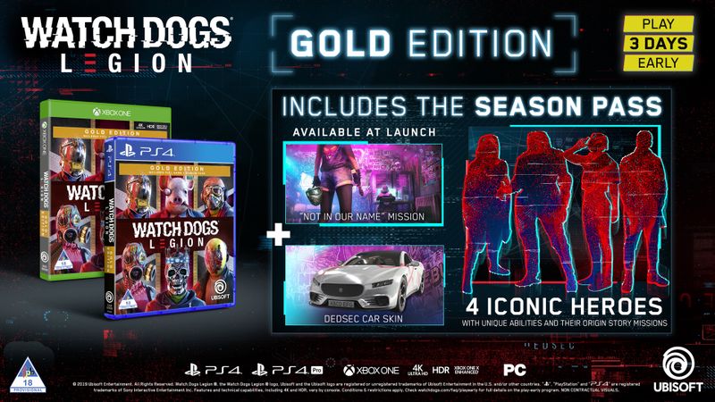 Watch Dogs: Legion - Gold Edition (PS4)