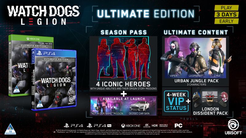 Watch Dogs: Legion - Ultimate Edition (PS4)