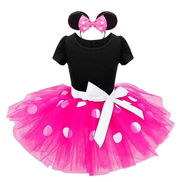 Pink Minnie Mouse Dress Set